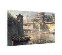 500 Piece Jigsaw Puzzle Rome Jigsaw Puzzles for Adults Landscape Impossible Puzzle Challenging High Difficulty Family Activity with Gift Box Packaging, Great Gift Idea for Family Friends 52x38CM -835y