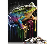 500 Piece Jigsaw Puzzle Toad Colourful Puzzles for Adults Wooden Games Jigsaw Challenge Toy Christmas And Birthday Gifts 500pcs (52x38cm)