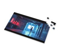 500 Piece Jigsaw Puzzles A Person Stands In A Dimly Lit Room Picture Puzzle Easter Toys For Kids Ages 4-8 500 Piece Puzzles(300PCS)