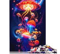 500 Piece Jigsaw Puzzles Abstract Space Composition Jigsaw Puzzles for Adults Woodenboard Puzzles Challenging To Complete But Fun And Humorous 500pcs (52x38cm)