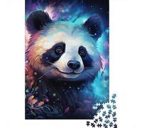 500 Piece Jigsaw Puzzles Art Animal Panda Jigsaw Puzzles for Adults Woodenboard Puzzles Challenging To Complete But Fun And Humorous 500pcs (52x38cm)
