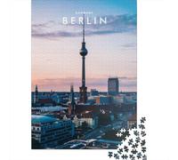 500 Piece Jigsaw Puzzles Berlin Night View Wooden Puzzles Educational Toys 500pcs (52x38cm)