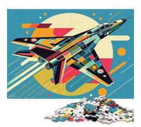 500 Piece Jigsaw Puzzles F111 Aardvark Wpap Pop Art Square Jigsaw Puzzles, for Adults & Woodenboard Puzzles Puzzle for Summer Lovers 500pcs (52x38cm) 规则22：Jigsaw