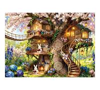 500 piece jigsaw puzzles for adults 500 Piece Jigsaw Puzzles Challenging Game for The Whole for Women, Gifts for Men, Educational Games:Enchanted Treehouse