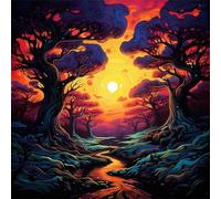 500 Piece Jigsaw Puzzles for Adults Abstract Landscape, Educational Games, Impossible Hard Difficult Challenging, Relaxation Jigsaw Puzzles for Adults 500 Pieces 17.7x17.7 inch