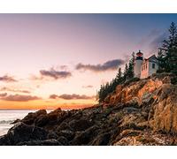 500 Piece Jigsaw Puzzles for Adults And Kids Age 14 Years Up - Lighthouse building rock 52x38cm