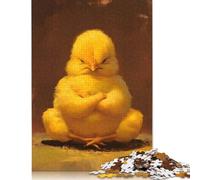 500 Piece Jigsaw Puzzles for Adults Angy Chick In Yoga Creative Wooden Jigsaw Puzzles for Adults & Teenagers Puzzles Educational Puzzle Family Game 500pcs (52x38cm)