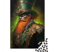 500 Piece Jigsaw Puzzles for Adults Armored Leprechaun Jigsaw Puzzle Adult Wooden Puzzles Family Entertainment Toys 500pcs (52x38cm)