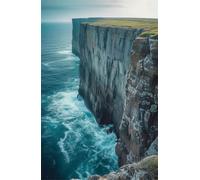 500 Piece Jigsaw Puzzles for Adults, Cliff Ocean Classic Puzzle, 20.5x15 inch, Premium Interlocking No Dust, Family Indoor Activity