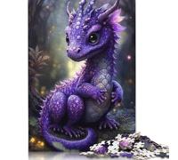 500 Piece Jigsaw Puzzles for Adults Cute Baby Dragons Creative Jigsaw Puzzles for Adults And Puzzles Educational Game for Adult 500pcs (52x38cm)