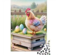 500 Piece Jigsaw Puzzles for Adults - Cute Chick Puzzle - Jigsaws 500 Pieces for Adults - Made Wood 500pcs (52x38cm)