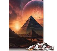 500 Piece Jigsaw Puzzles for Adults Egypt Space Desert Jigsaw Puzzle Children Wooden Puzzles Family Entertainment Toys 500pcs (52x38cm)