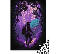 500 Piece Jigsaw Puzzles for Adults Eldorado In The Jungle Jigsaw Puzzle Children Wooden Puzzles Family Entertainment Toys 500pcs (52x38cm)