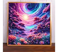 500 Piece Jigsaw Puzzles for Adults Fantasy Tree Blossom, 45x45cm Puzzles for adults 500 Pieces, Fun Present & Activity for Home, Jigsaw Puzzle for Birthday