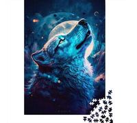 500 Piece Jigsaw Puzzles for Adults Fantasy Wolf4156 Jigsaw Puzzles for Adults, Wooden Puzzles Educational Stress Relief Toy Puzzle 500pcs (52x38cm)