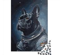 500 Piece Jigsaw Puzzles for Adults French Bulldog Jigsaw Puzzle Children Wooden Puzzles Family Entertainment Toys 500pcs (52x38cm)