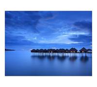 500 Piece Jigsaw Puzzles for Adults Gifts-Calm,sea,houses 52x38cm