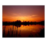500 Piece Jigsaw Puzzles for Adults Gifts-Decline,evening,orange 52x38cm