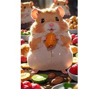 500 Piece Jigsaw Puzzles for Adults Hamster Food Puzzle Fun Challenges Perfect for Relaxation Letter Printed on Back Interlock Perfectly No Dust for Men Women Elders Seniors 20.5 x 15 inch