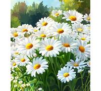 500 Piece Jigsaw Puzzles for Adults, Impossible Hard Difficult Challenging jigsaw puzzle 500 pieces adult Puzzles Classic Educational Games 52x38cm,White Daisy Woods