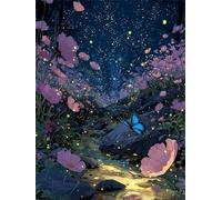500 Piece Jigsaw Puzzles for Adults, Impossible Hard Difficult Challenging jigsaw puzzle 500 pieces adult Puzzles Classic Educational Games 52x38cm,Magical Night Scenery