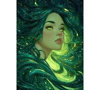 500 Piece Jigsaw Puzzles for Adults, Impossible Hard Difficult Challenging jigsaw puzzle 500 pieces adult Puzzles Classic Educational Games 52x38cm,Beautiful Celestial Hair