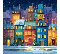 500 Piece Jigsaw Puzzles for Adults, Impossible Hard Difficult Challenging jigsaw puzzle 500 pieces adult Puzzles Classic Educational Games 52x38cm,Colorful Cartoon House