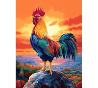 500 Piece Jigsaw Puzzles for Adults, Impossible Hard Difficult Challenging jigsaw puzzle 500 pieces adult Puzzles Classic Educational Games 52x38cm,Urban Chicken Mountain