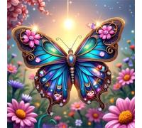 500 Piece Jigsaw Puzzles for Adults, Impossible Hard Difficult Challenging jigsaw puzzle 500 pieces adult Puzzles Classic Educational Games 45x45cm, Butterfly Daisy