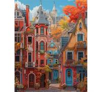 500 Piece Jigsaw Puzzles for Adults, Impossible Hard Difficult Challenging jigsaw puzzle 500 pieces adult Puzzles Classic Educational Games 52x38cm,Urban Housing Construction