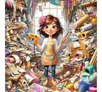 500 Piece Jigsaw Puzzles for Adults, Impossible Hard Difficult Challenging jigsaw puzzle 500 pieces adult Puzzles Classic Educational Games 45x45cm, Girls' Workshop