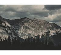 500 Piece Jigsaw Puzzles for Adults Jigsaw Puzzles Challenging Game - Mountains sky view from above 52x38cm