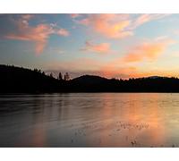 500 Piece Jigsaw Puzzles for Adults Jigsaw Puzzles for Adults - Hills lake water 52x38cm