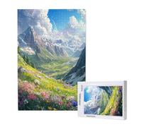 500 Piece Jigsaw Puzzles for Adults,Landscape Jigsaw Puzzles for Adults, Wooden Puzzle with Gift Box,Mountain Jigsaws for Family Educational Games, Unique Gifts for Women/Men, Home Wall Decor,ML-101