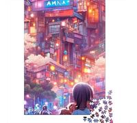 500 Piece Jigsaw Puzzles for Adults Morning Walk Jigsaw Puzzle Children Wooden Puzzles Family Entertainment Toys 500pcs (52x38cm)