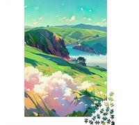 500 Piece Jigsaw Puzzles for Adults Morning Walk Jigsaw Puzzles for Adults, Wooden Puzzles Educational Stress Relief Toy Puzzle 500pcs (52x38cm)