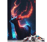 500 Piece Jigsaw Puzzles for Adults Mystic Deer Jigsaw Puzzles for Adults, Wooden Puzzles Educational Stress Relief Toy Puzzle 500pcs (52x38cm)