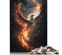500 Piece Jigsaw Puzzles for Adults Phoenix in Flames Jigsaw Puzzle Children Wooden Puzzles Family Entertainment Toys 500pcs (52x38cm)