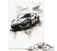 500 Piece Jigsaw Puzzles for Adults Prototype Sketch Art Creative Wooden Jigsaw Puzzles for Adults & Teenagers Puzzles Educational Puzzle Family Game 500pcs (52x38cm)