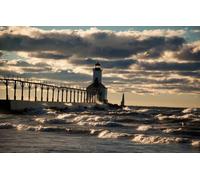 500 Piece Jigsaw Puzzles For Adults | Recycled Puzzleboard | Jigsaw Puzzles For Adult, Waves, Lighthouse 52x38CM