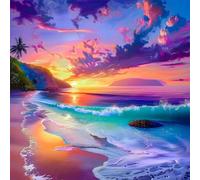 500 Piece Jigsaw Puzzles for Adults Sunrise Waves, Educational Games, Impossible Hard Difficult Challenging, Relaxation Jigsaw Puzzles for Adults 500 Pieces 17.7x17.7 inch