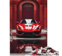 500 Piece Jigsaw Puzzles for Adults The Scarlet Supercar Jigsaw Puzzle Children Wooden Puzzles Family Entertainment Toys 500pcs (52x38cm)