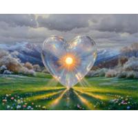 500 Piece Jigsaw Puzzles for Adults, Transparent Love Jigsaw Puzzles for Adults 500 Pieces, 52x38cm Impossible Hard Difficult Challenging Adult Puzzles for Wall Decoration and Gifts