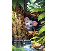 500 Piece Jigsaw Puzzles for Adults Trees Hamsters Lake Puzzle Fun Challenges Perfect for Relaxation Letter Printed on Back Interlock Perfectly No Dust for Men Women Elders Seniors 20.5 x 15 inch