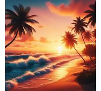 500 Piece Jigsaw Puzzles for Adults Waves Sunrise, Educational Games, Impossible Hard Difficult Challenging, Relaxation Jigsaw Puzzles for Adults 500 Pieces 17.7x17.7 inch