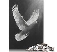 500 Piece Jigsaw Puzzles for Adults White Dove Jigsaw Puzzle Children Wooden Puzzles Family Entertainment Toys 500pcs (52x38cm)