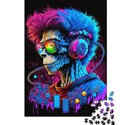 500 Piece Jigsaw Puzzles Frankenstein Jigsaw Puzzles for Adults Woodenboard Puzzles Challenging To Complete But Fun And Humorous 500pcs (52x38cm)