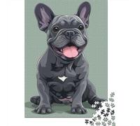 500 Piece Jigsaw Puzzles French Bulldog Wooden Puzzles Educational Toys 500pcs (52x38cm)