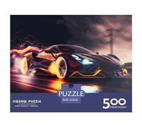 500 Piece Jigsaw Puzzles Futuristic Supersport Car Wooden Puzzles Educational Toys 500pcs (52x38cm)