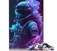 500 Piece Jigsaw Puzzles Galactic Diver Creative Square Wooden Jigsaw Puzzles for Adults 500pcs (52x38cm)